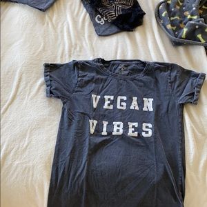 Vegan vibes t shirt in the soulshine